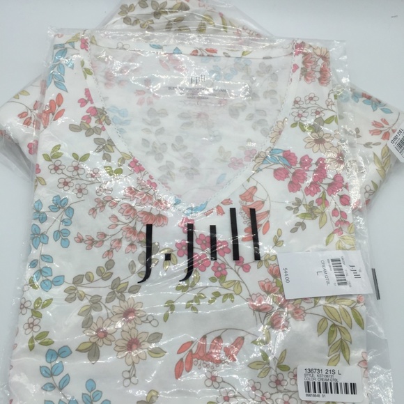 J.Jill NEW L  Sleep Ultrasoft Peplum Tank NWT - Picture 5 of 7
